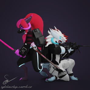 Hearts & Max (Commission)